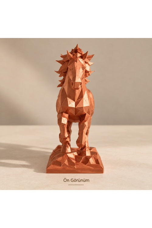 İZHOMETR Geometrik At Biblosu – Bakır ürün görseli 2