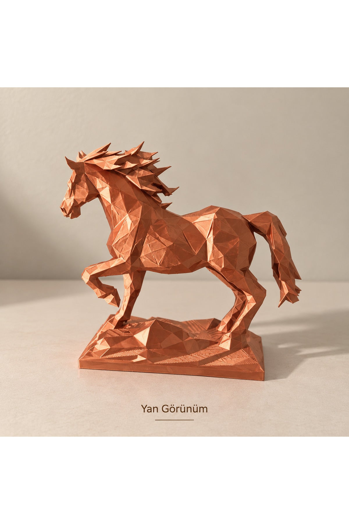 İZHOMETR Geometrik At Biblosu – Bakır ürün görseli 3